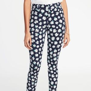 daisy print pants